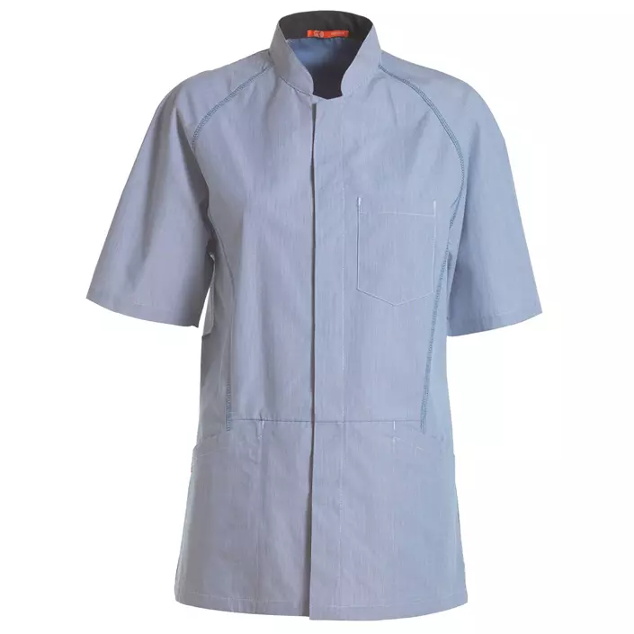 Kentaur kortermet funksjonsskjorte, Blå/Hvit Stripete, large image number 0