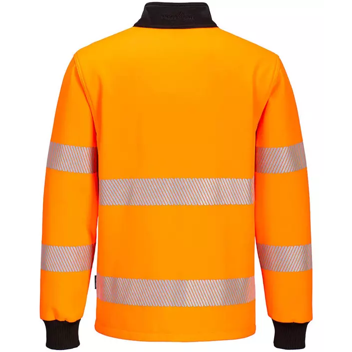 Portwest PW3 Sweatshirt, Hi-Vis Orange/Schwarz, large image number 1