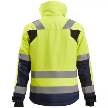 Snickers AllroundWork 37.5® winter jacket 1130, Hi-vis Yellow/Marine