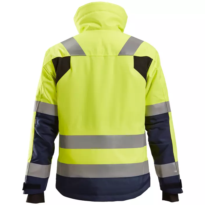 Snickers AllroundWork 37.5® winter jacket 1130, Hi-vis Yellow/Marine, large image number 1