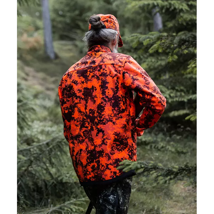Northern Hunting Franke vändbar fleecejacka, Grön/Blaze kamouflage, large image number 14