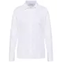 Eterna Satin Stretch ladies shirt - Modern Fit, White