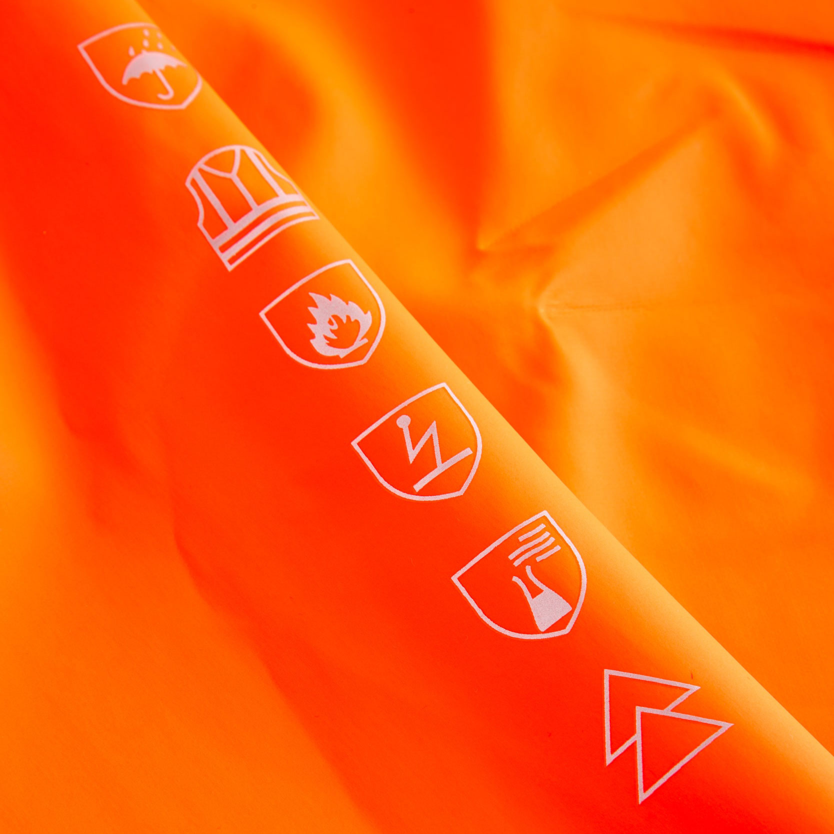 Lyngs&oslash;e Multinorm regnoveralls, Hi-vis&nbsp;Orange/Marine, large image number 2