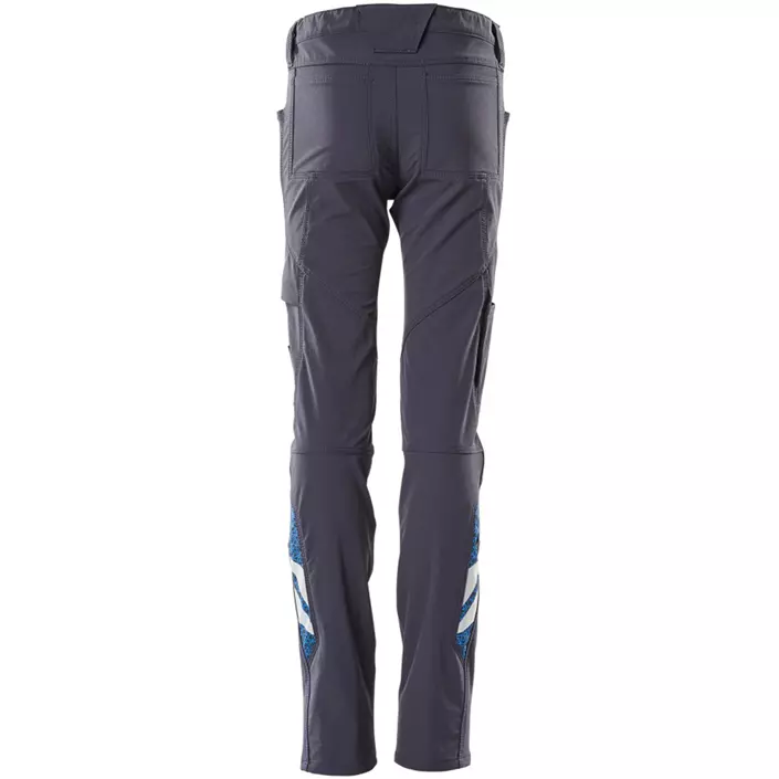 Mascot Accelerate work trousers for kids full stretch, Dark Marine Blue, large image number 1