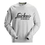 Snickers logo sweatshirt 2892, Ljusgrå fläckig