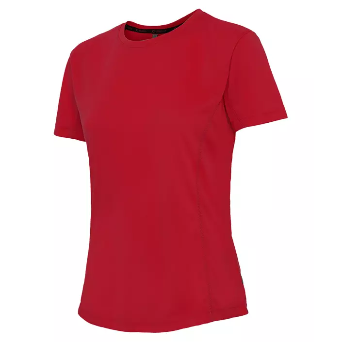 Pitch Stone Performance Damen T-Shirt, Red, large image number 0