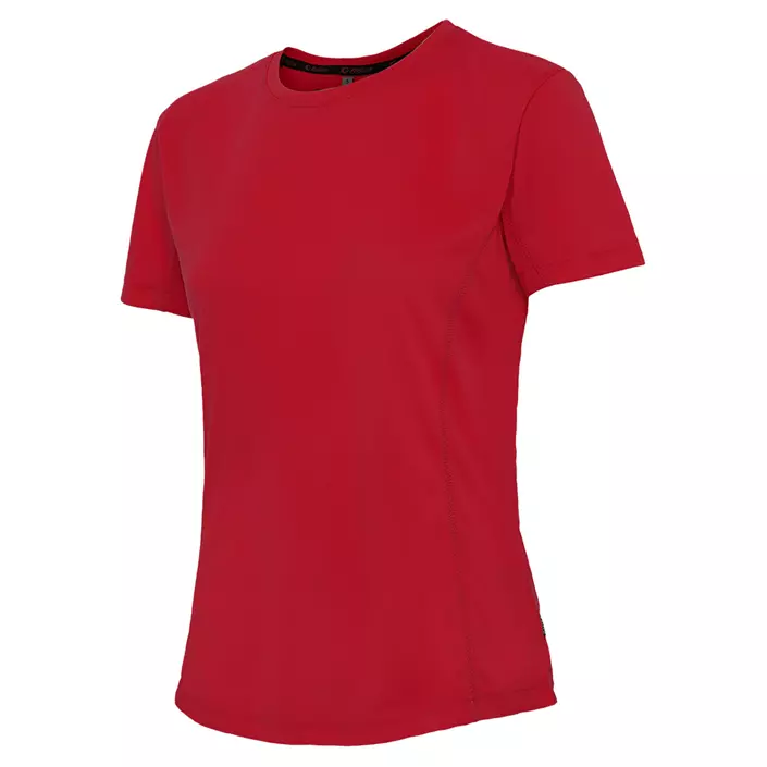 Pitch Stone Performance Damen T-Shirt, Red, large image number 0