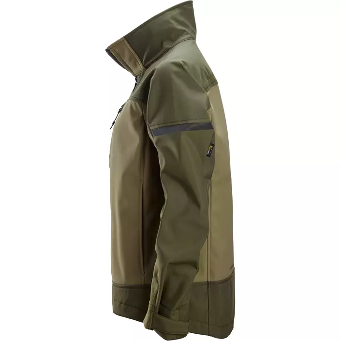 Snickers AllroundWork softshelljacka dam 1276, Khaki Green/Dark Khaki Green, large image number 3