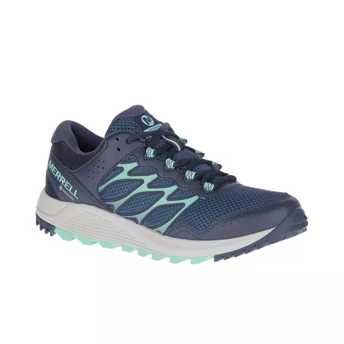 Merrell Wildwood GTX women's hiking shoes, Navy, large image number 1