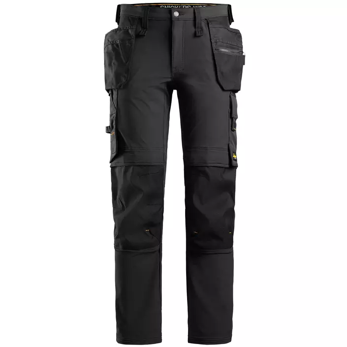 Snickers AllroundWork craftsman trousers 6271 full stretch, Black, large image number 0