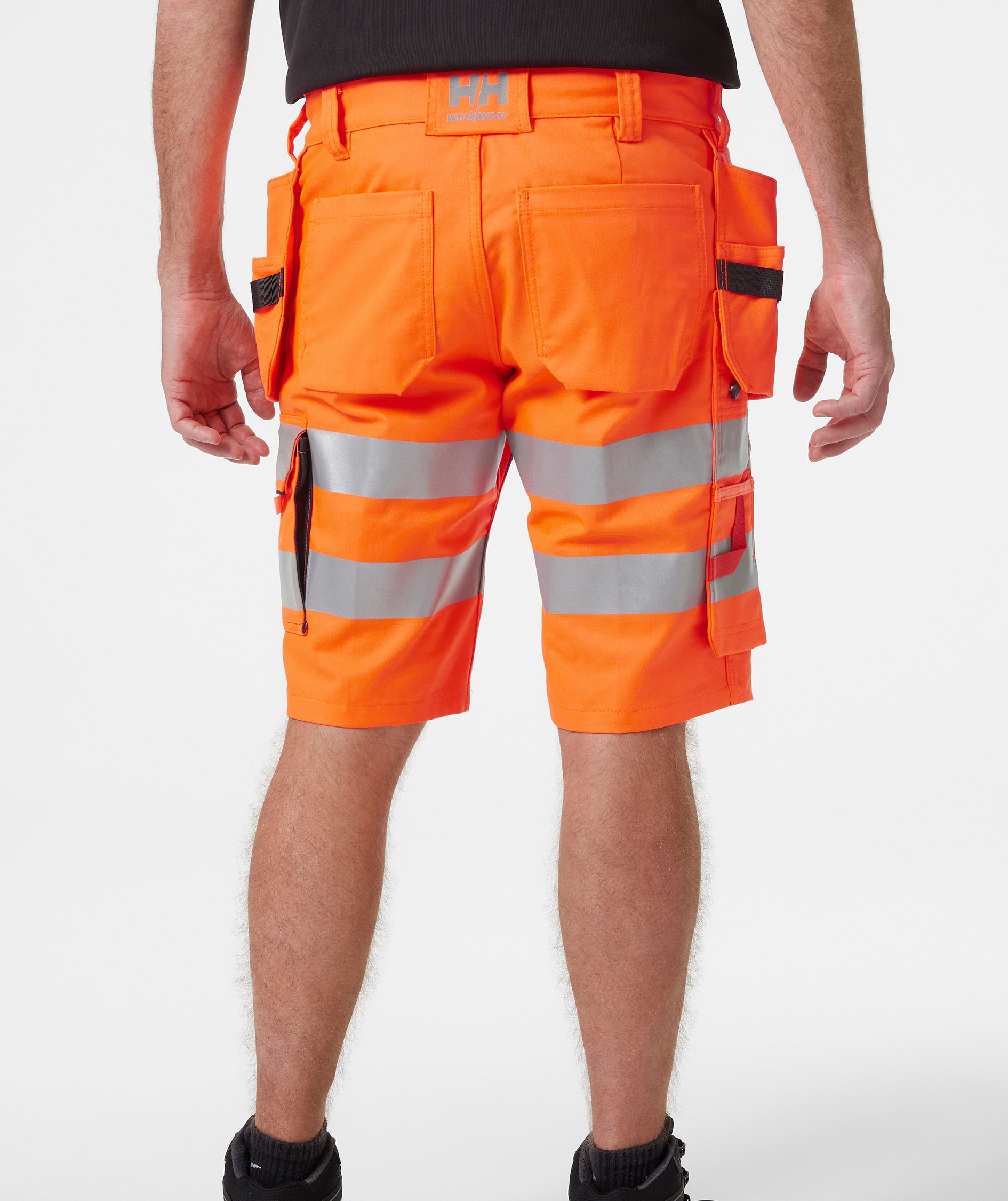 Helly Hansen Alna 2.0 h&aring;ndv&aelig;rkershorts, Hi-vis Orange/charcoal, large image number 3