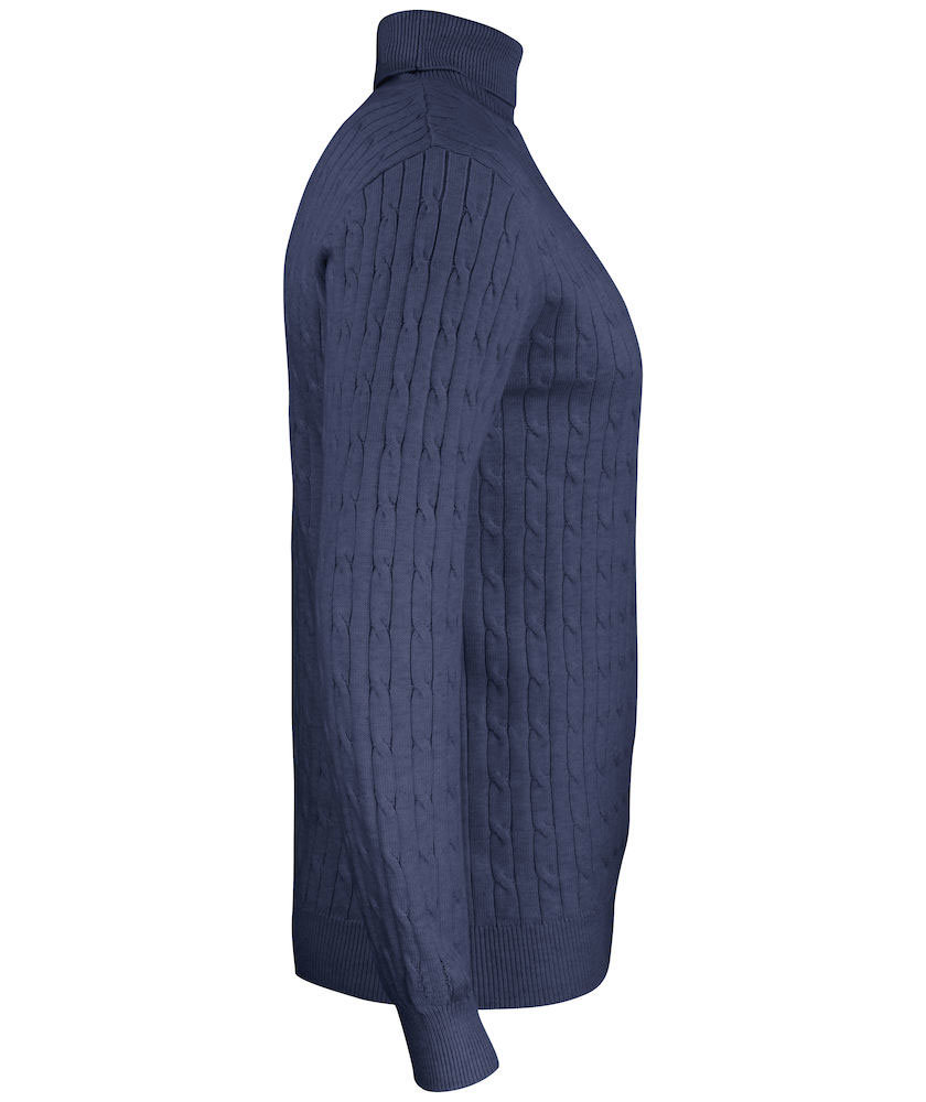 Cutter & Buck Blakely turtleneck, Navy melange, large image number 2
