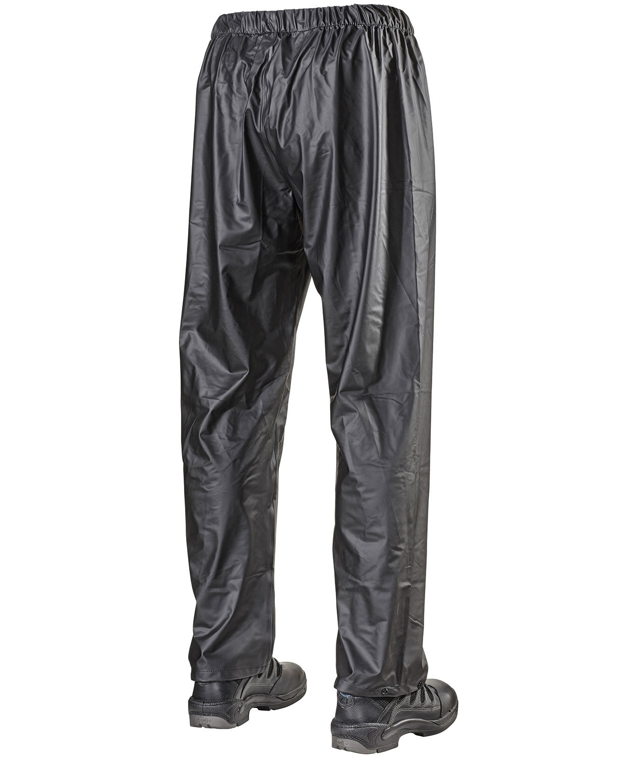L.Brador PU rain trousers, Black, large image number 1