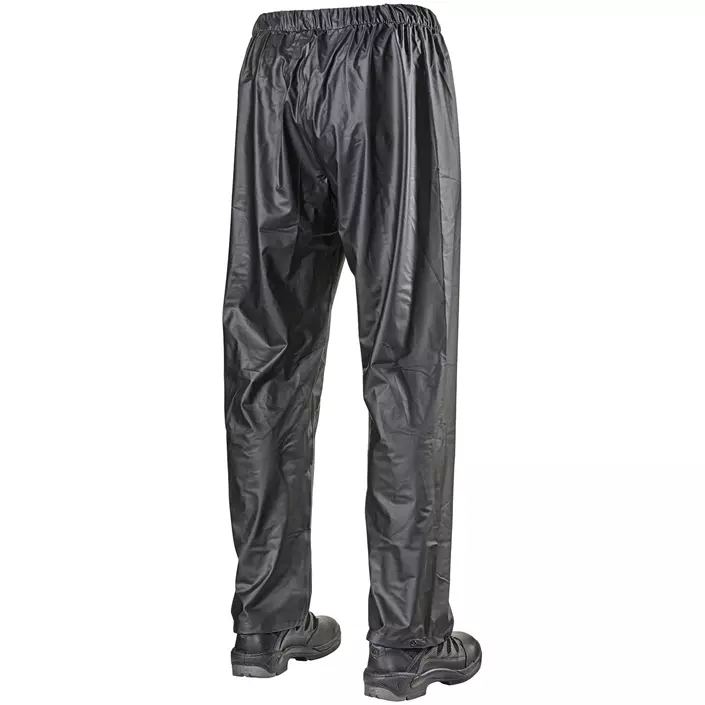 L.Brador PU rain trousers, Black, large image number 1