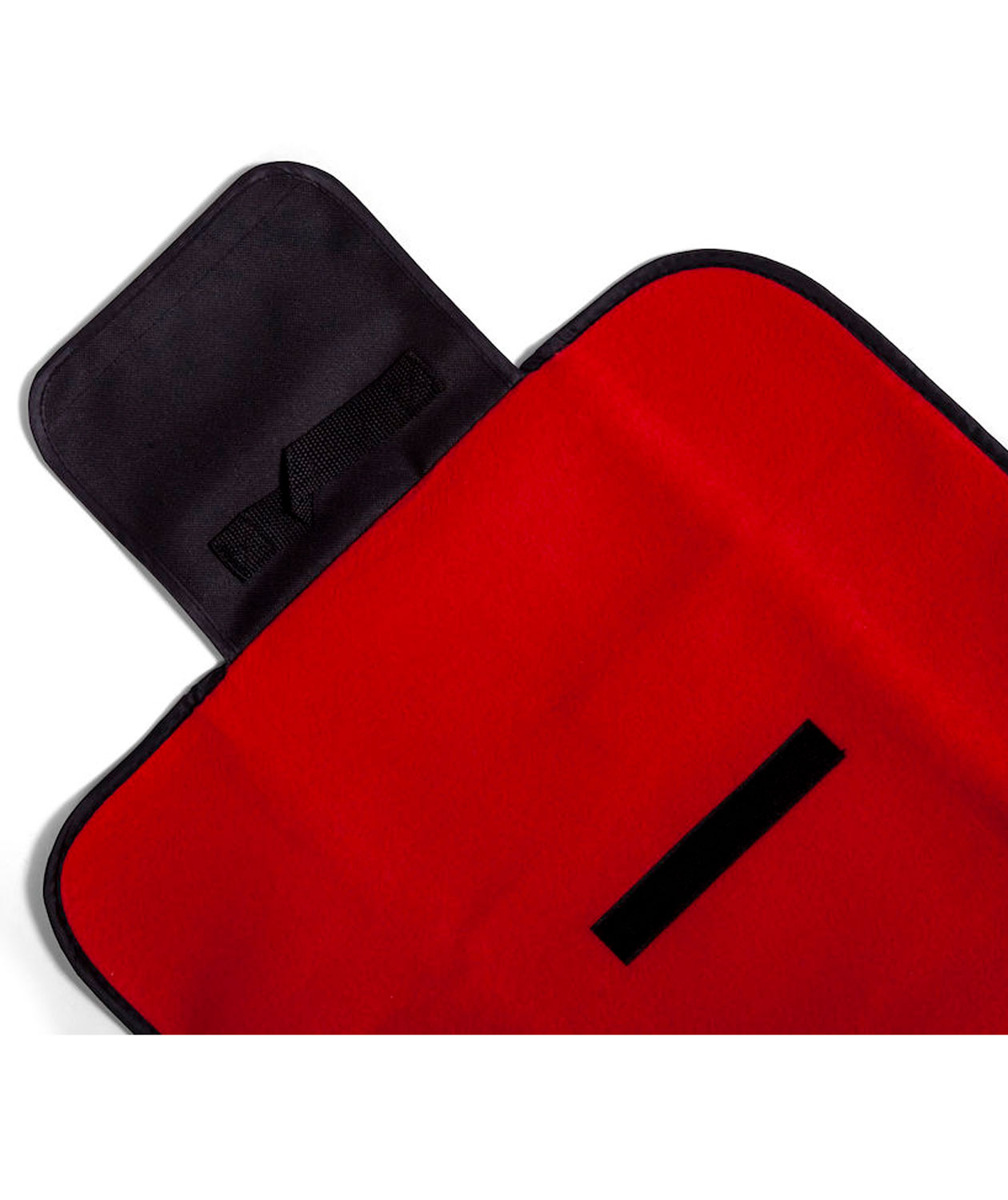 Queen Anne picnic blanket for a bench, Red