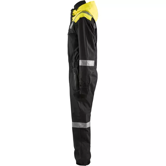 Blåkläder Shell Overall, Schwarz/Hi-Vis Gelb, large image number 3