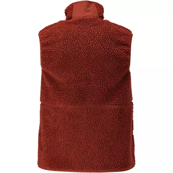 Mascot Customized fibre pile vest, Autumn red, large image number 1