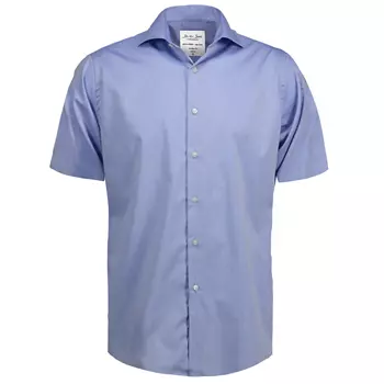 Seven Seas modern fit Fine Twill kortermet skjorte, Lys Blå