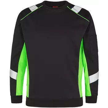 Engel Cargo sweatshirt, Black/Green