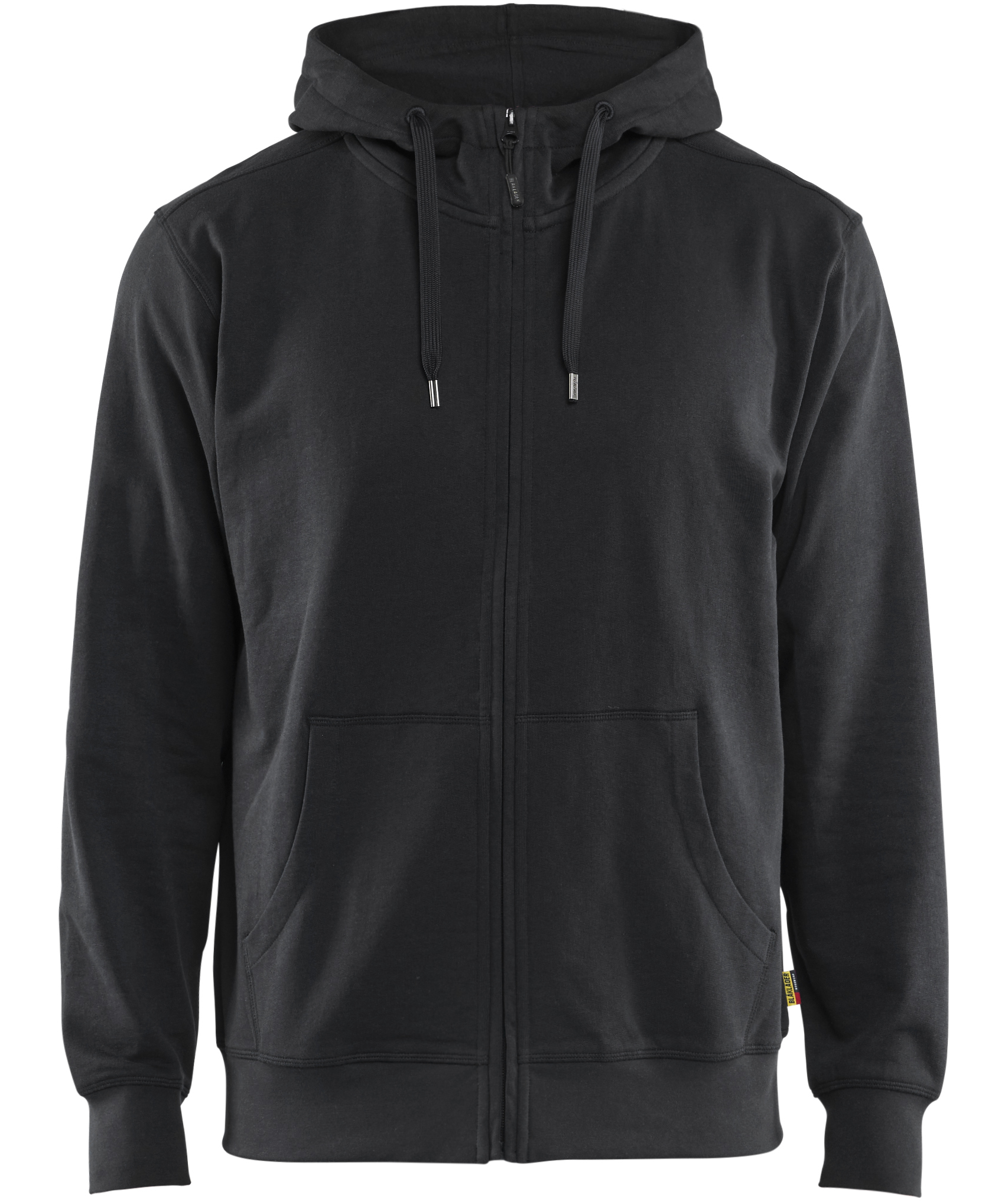 Bl&aring;kl&auml;der&nbsp;Hoodie mit Rei&szlig;verschluss, Schwarz