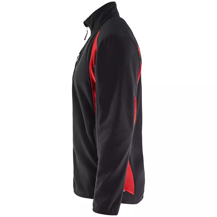 Blåkläder Unite fleece jacket, Black/Red, large image number 2