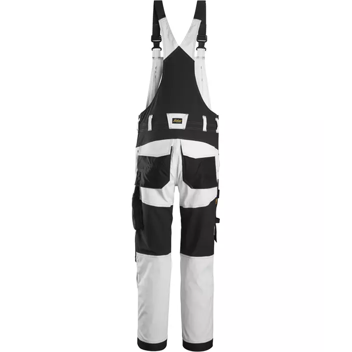Snickers AllroundWork overalls 6051, White/black, large image number 1
