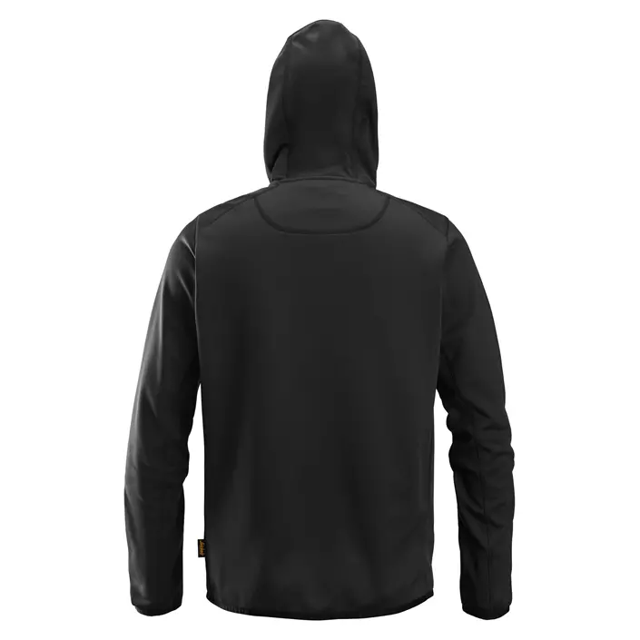 Snickers AllroundWork fleece hoodie 8058, Black, large image number 1