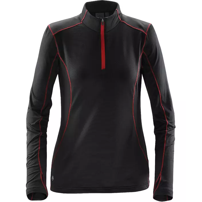 Stormtech pulse women's baselayer sweater, Red/Black, large image number 0
