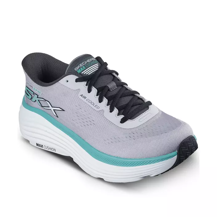 Skechers Max Cushioning Exciton løpesko, Light Grey, large image number 0