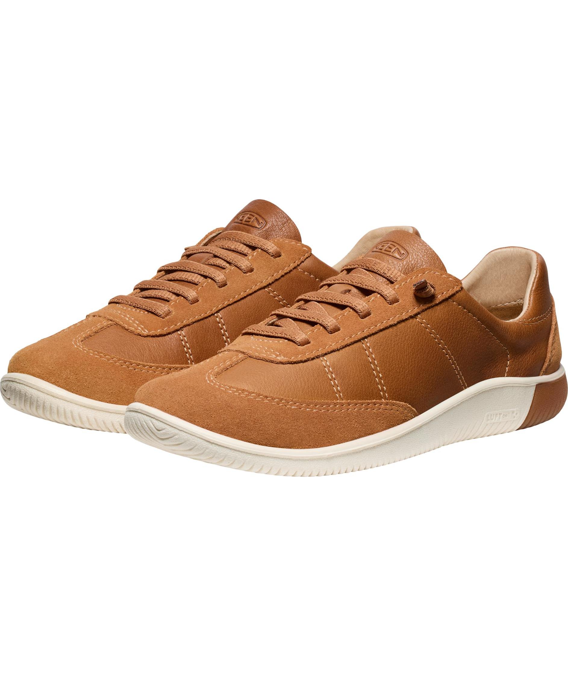 Keen KNX T-TOE woman's sneakers, Chipmunk/Birch, large image number 4