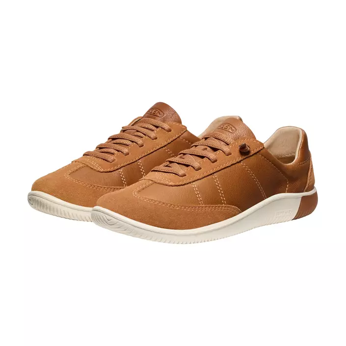 Keen KNX T-TOE sneakers dam, Chipmunk/Birch, large image number 4