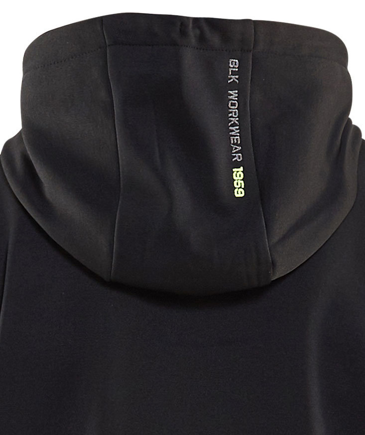 Bl&aring;kl&auml;der Unite hoodie, Black/Yellow, large image number 3