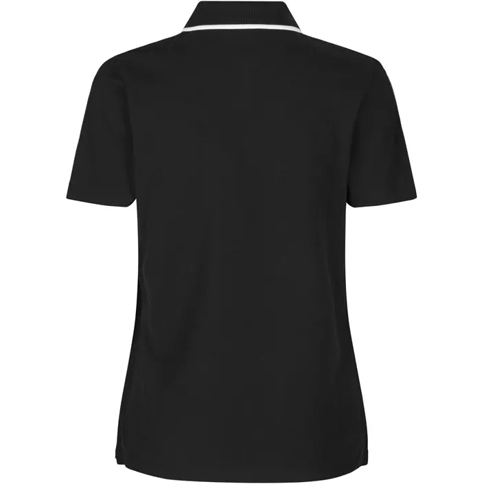 ID Damen Poloshirt, Schwarz, large image number 1