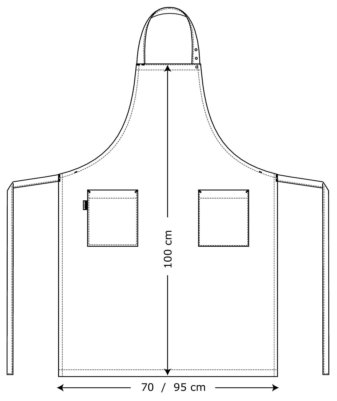 Kentaur sm&aelig;kforkl&aelig;de med lommer, Bordeaux