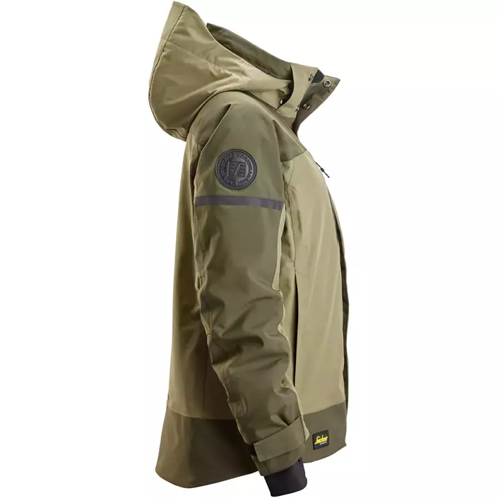 Snickers AllroundWork dame vinterjakke 1177, Khaki Green/Dark Khaki Green, large image number 3