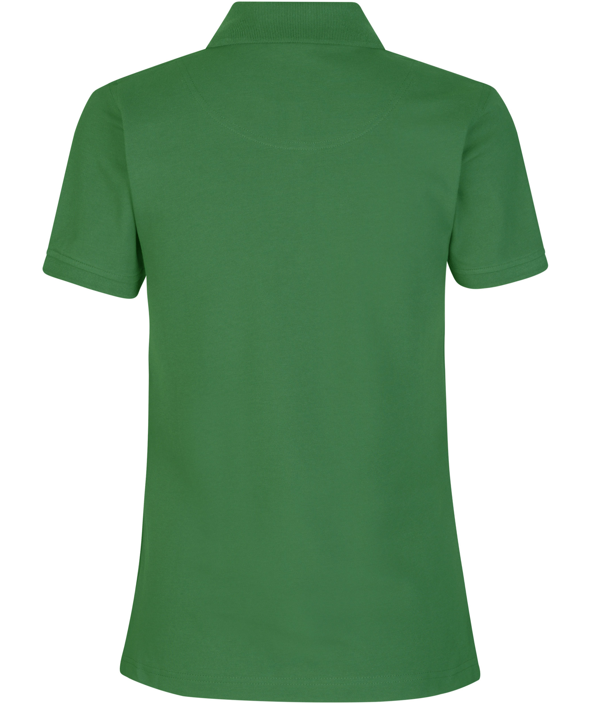 ID women's Pique Polo T-shirt with stretch, Green