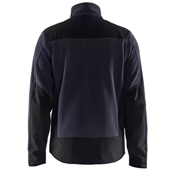 Blåkläder strikket jakke med softshell, Marine/Svart
