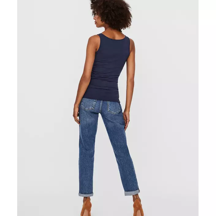 Vero Moda VMMAXI MY SOFT lång linne dam, Black Iris, large image number 2