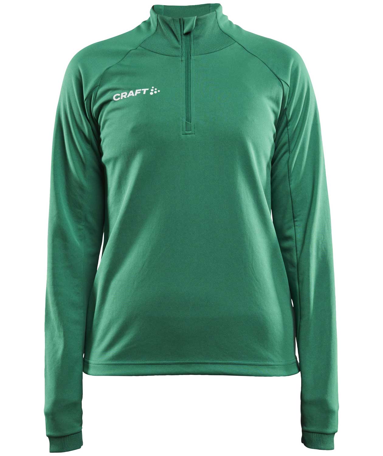 Craft Evolve Halfzip dame sweatshirt, Team green, Team green, swatch