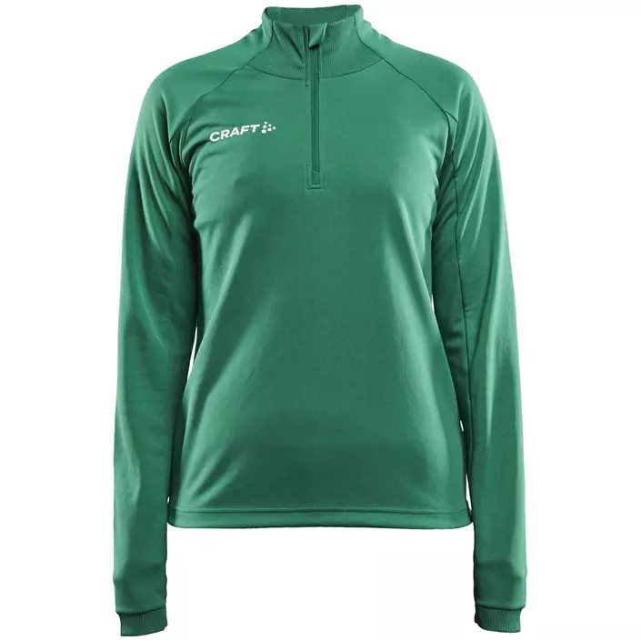 Craft Evolve Halfzip Damen Sweatshirt, Team green, large image number 0