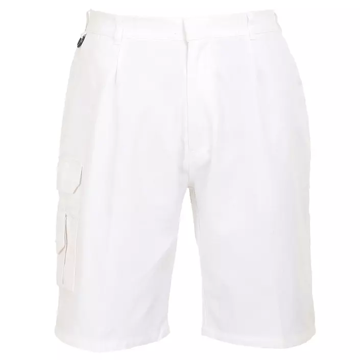 Portwest work shorts, White, large image number 0