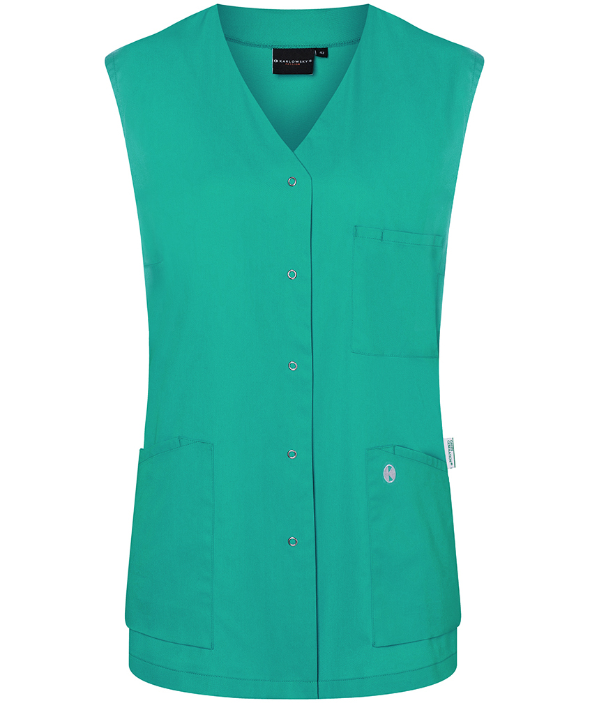 Karlowsky Essential sleeveless women's tunic, Emerald green
