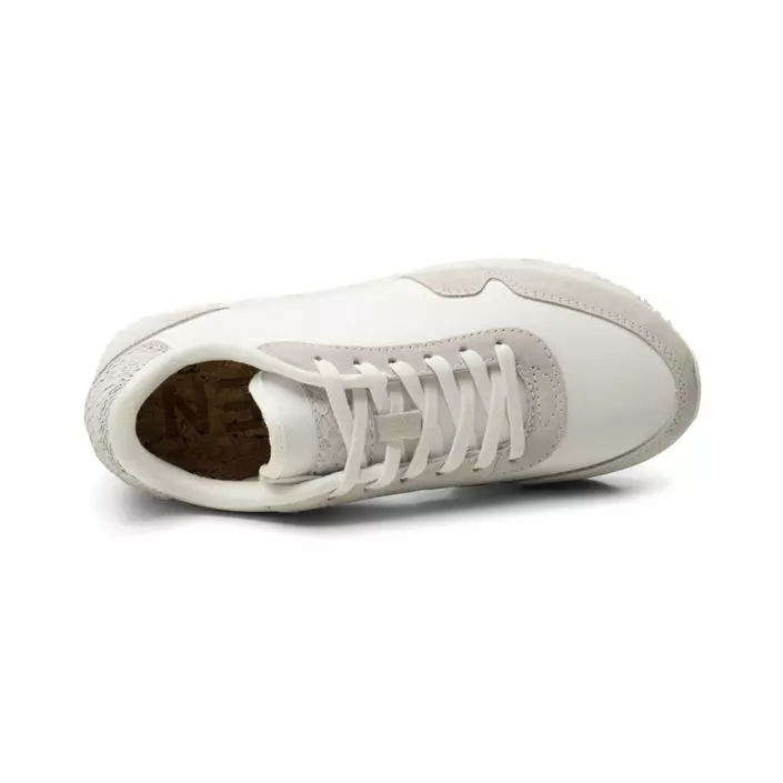 Woden Nora III Leather dame sneakers, Hvid, large image number 2