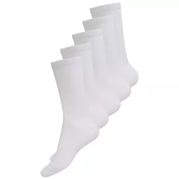 NORVIG Basic 5-pack socks, White