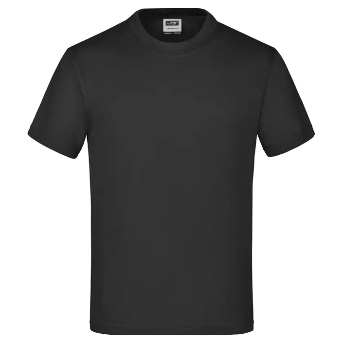 James & Nicholson Junior Basic-T T-shirt til børn, Sort, large image number 0