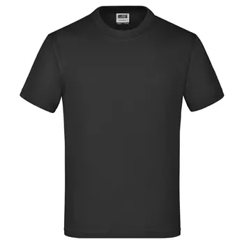 James & Nicholson Junior Basic-T T-shirt for barn, Svart