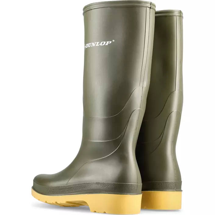 Dunlop Dull rubber boots for kids, Green, large image number 4