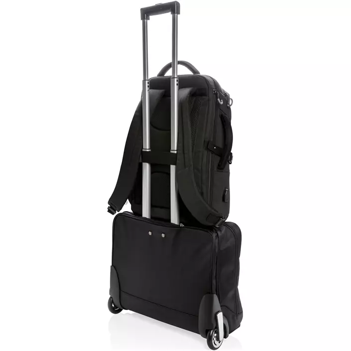 Swiss Peak XXL Weekend Reiserucksack 20L, Schwarz, Schwarz, large image number 6