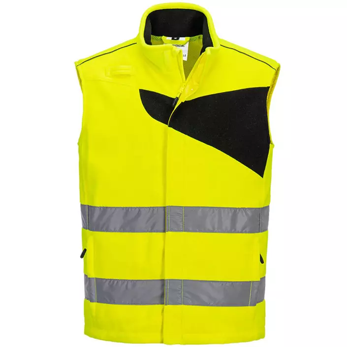 Portwest PW2 fleece vest, Hi-vis Yellow/Black, large image number 0