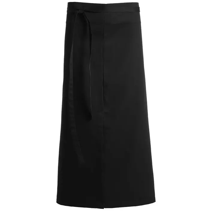 Kentaur apron with slit, Black, Black, large image number 0
